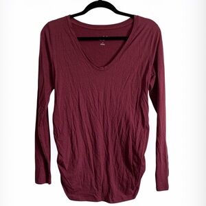 Isabel Maternity by Ingrid & Isabel Long Sleeves V-Neck Tee